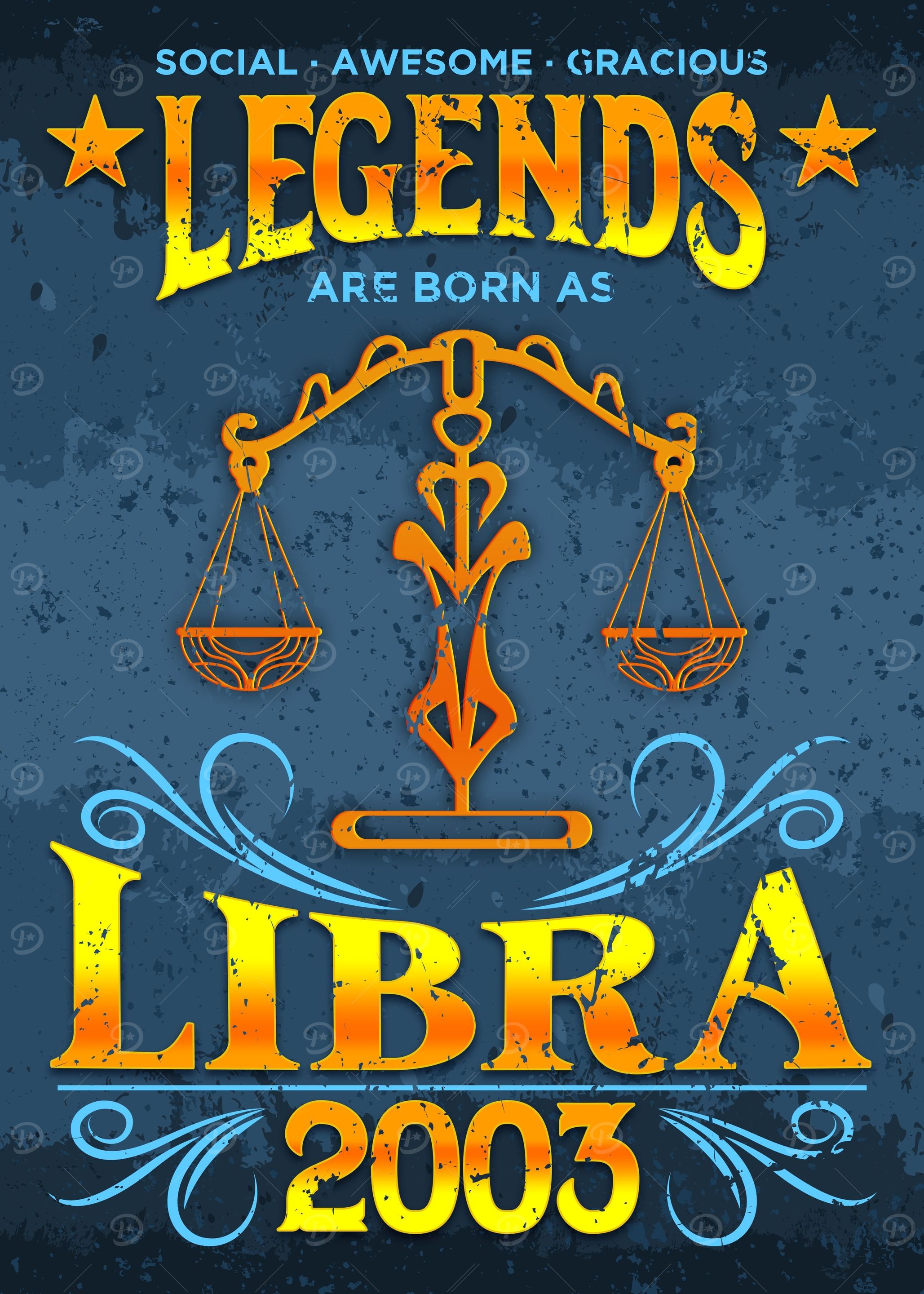 Born As Libra 2003 Gift