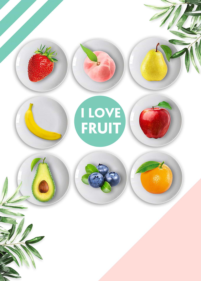 I Love Fruits Food
