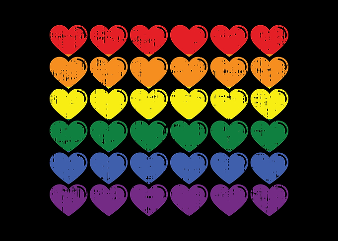 Rainbow Hearts LGBT