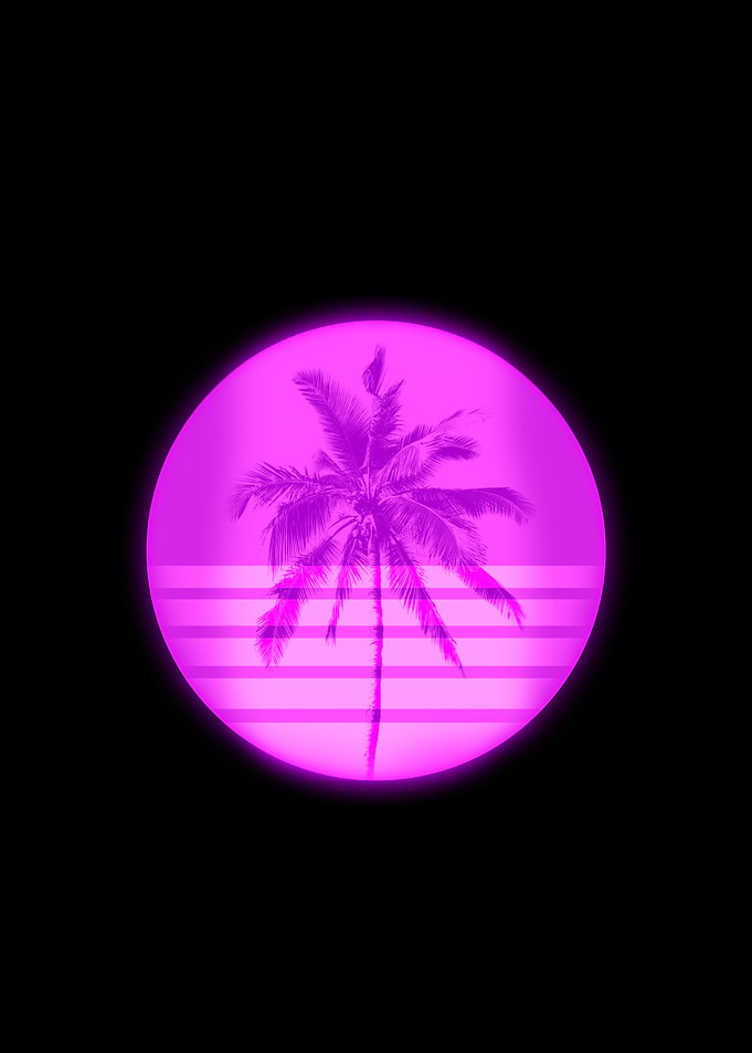 RetroWave Palm Tree