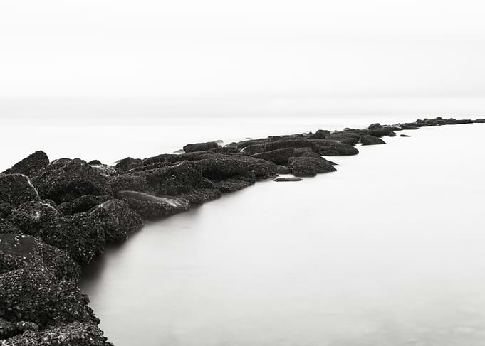 Oystercovered reef