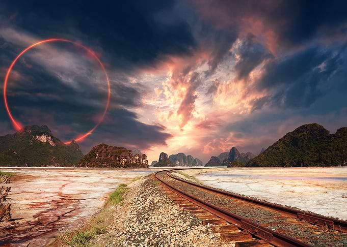 Fantasy landscape