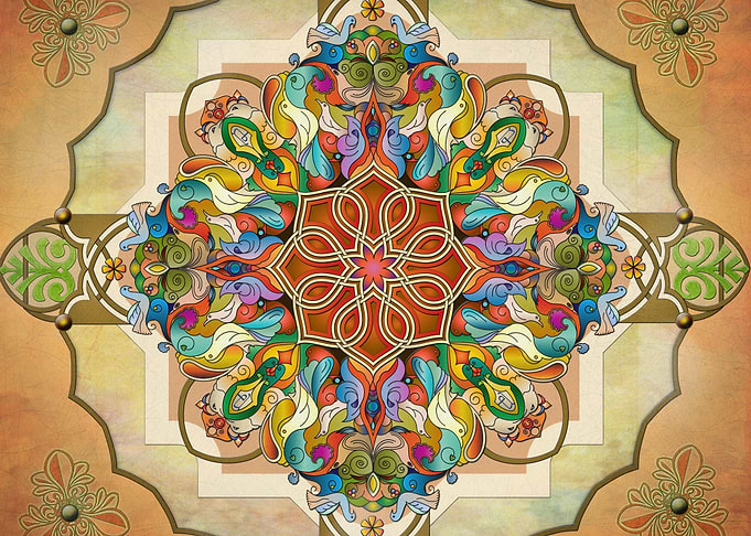 Mandala Birds