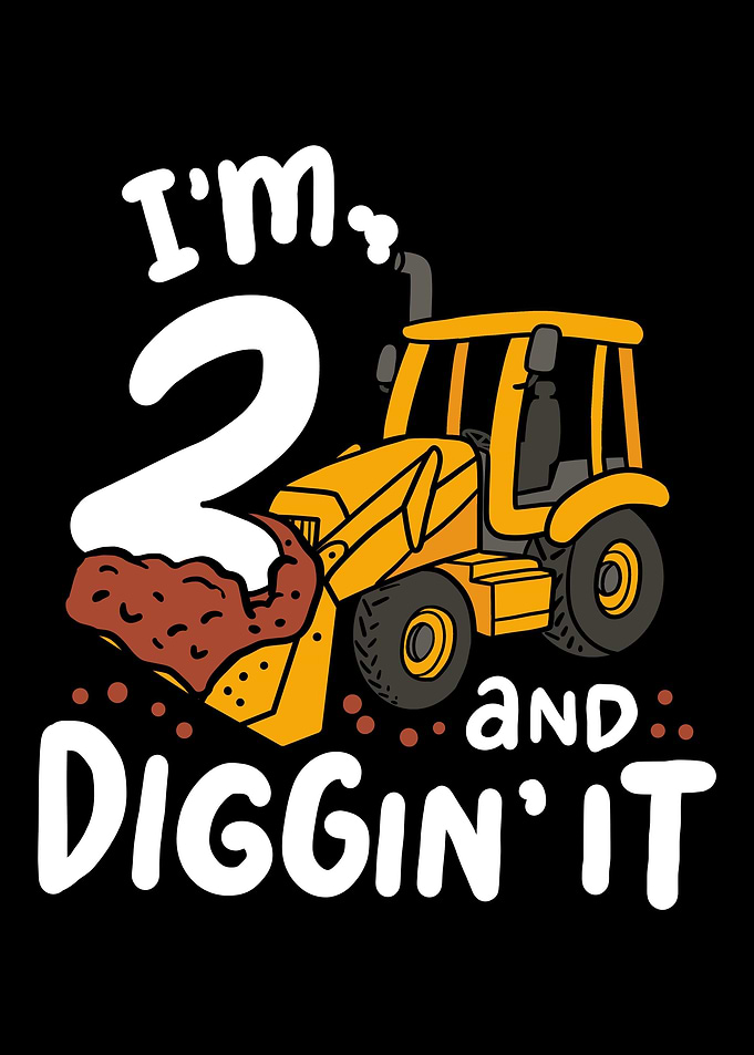 2nd Birthday Excavator