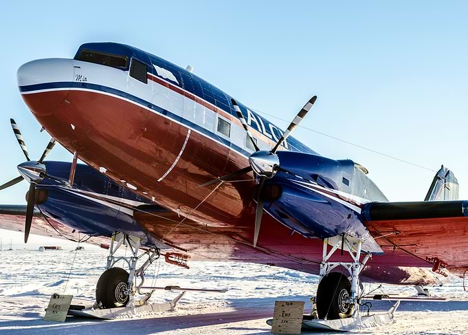 Antarctic DC3 Plane