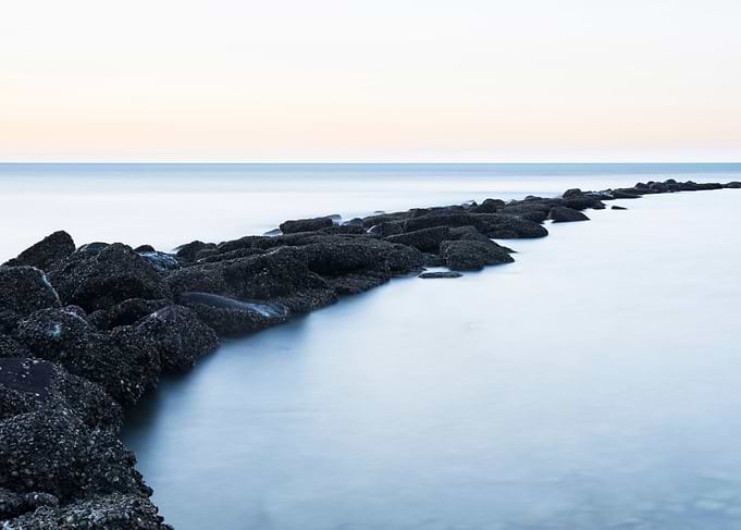 Oystercovered reef
