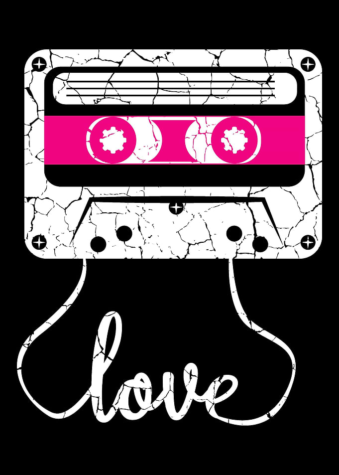 Love Retro Fan Gift
