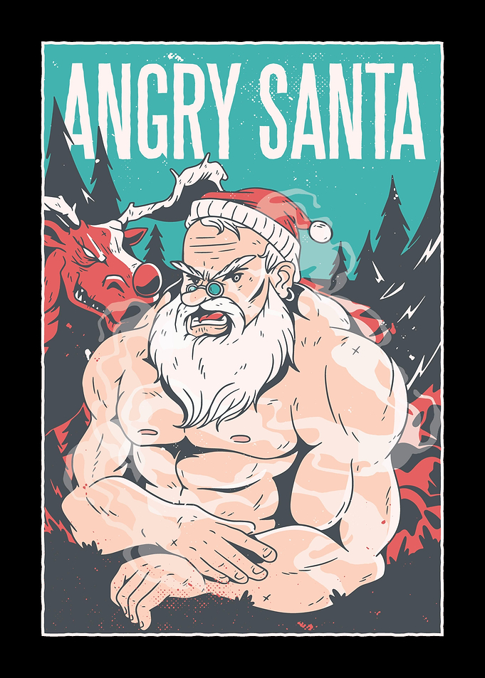 angry santa