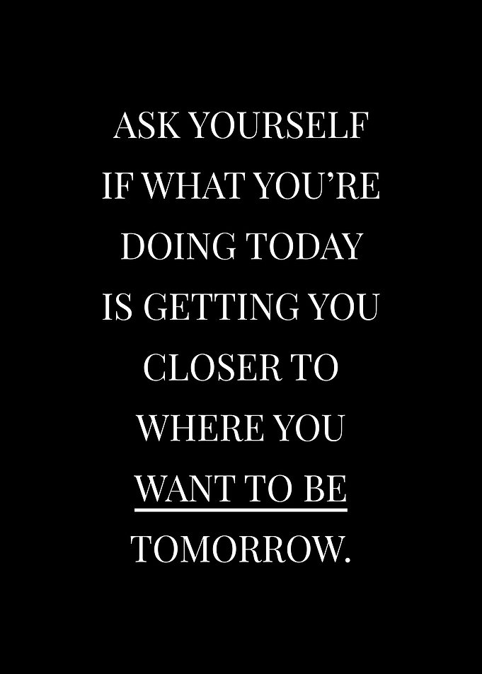 Black Simple Quotes Text