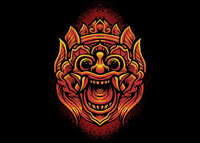 Barong mask Bali culture