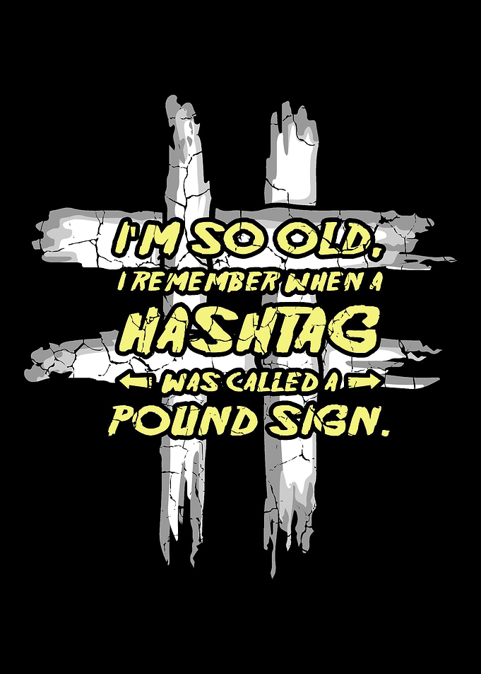 Old Pound Sign Old Person
