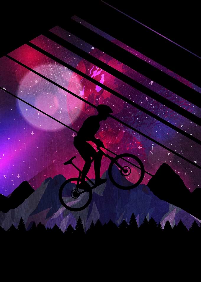 MTB Sunset Retro