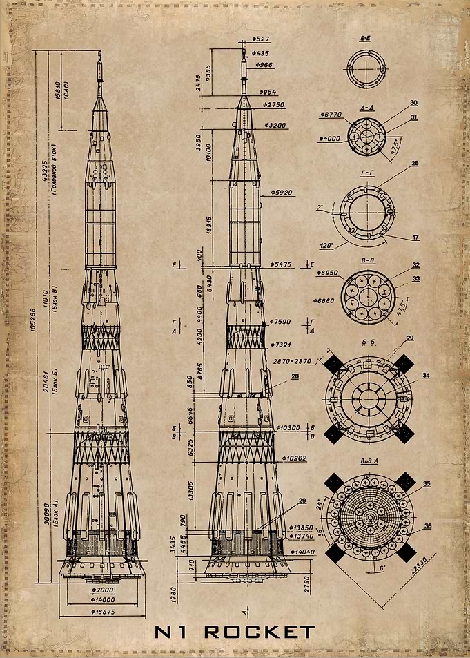 n1 rocket blueprint
