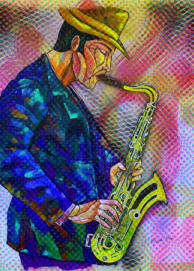 Street Jazz Musician