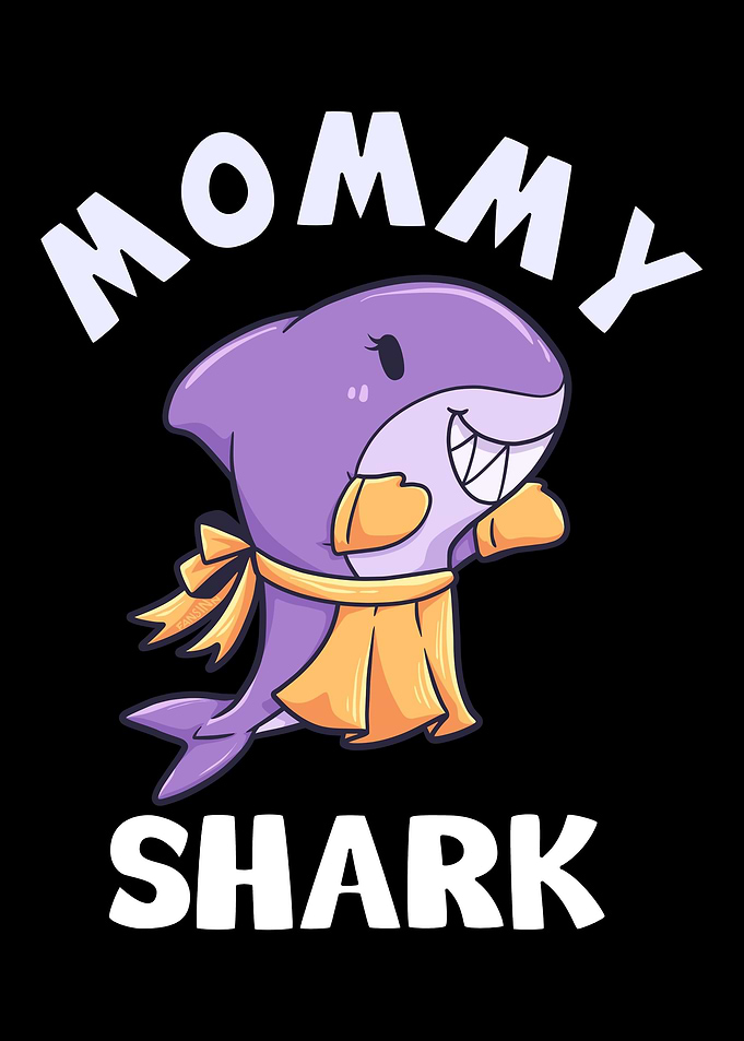 Mommy Shark wife mother mo