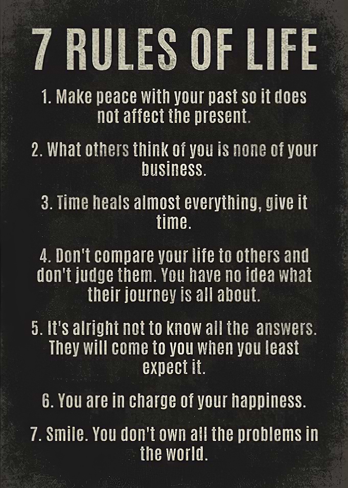 Rules Of Life