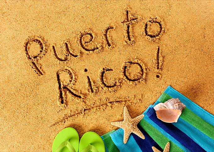 Beach Writing Puerto Rico