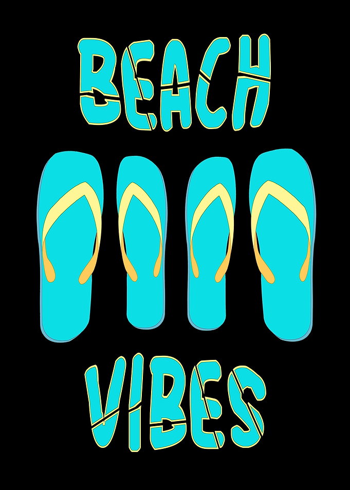 Beach Vibes Shoe Sun