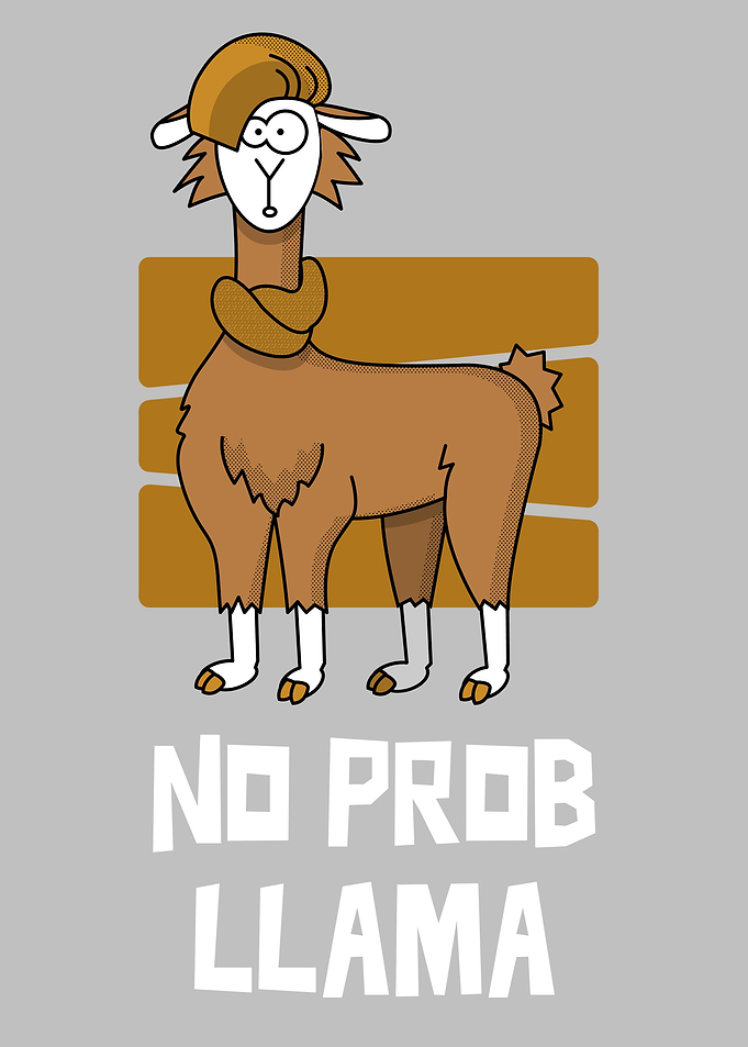 Funny Fashion Llama Alpaca