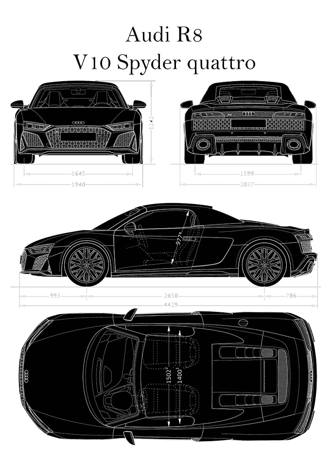 Audi R8 V10 Spyder quattro