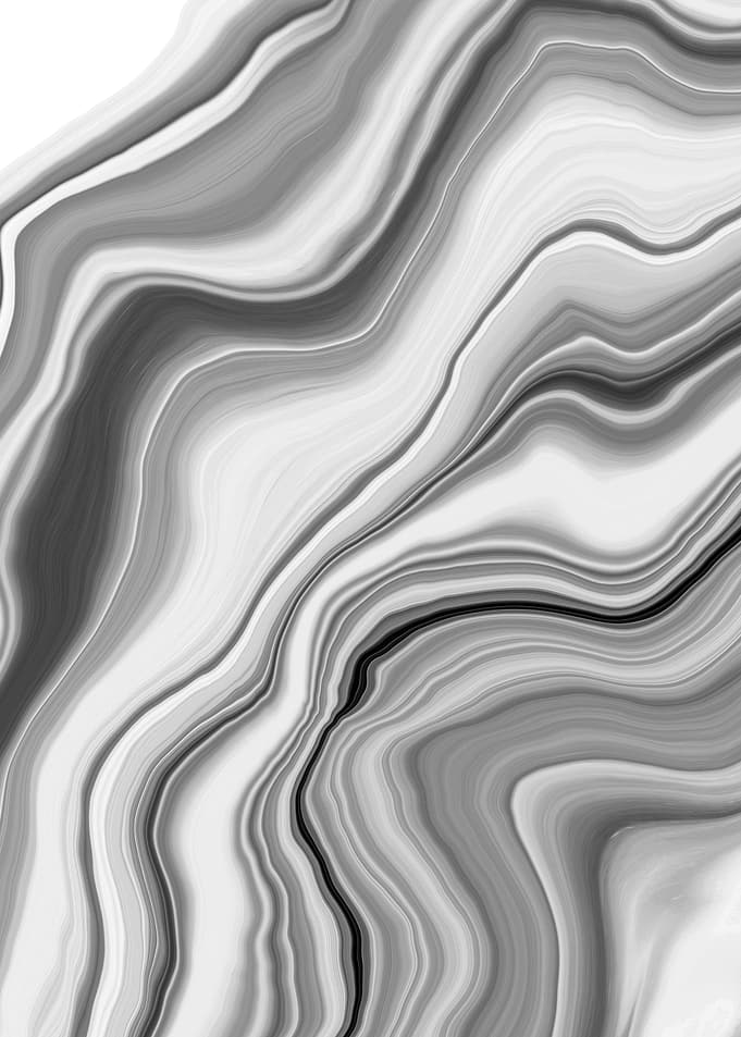 Liquid Gray White Agate 1