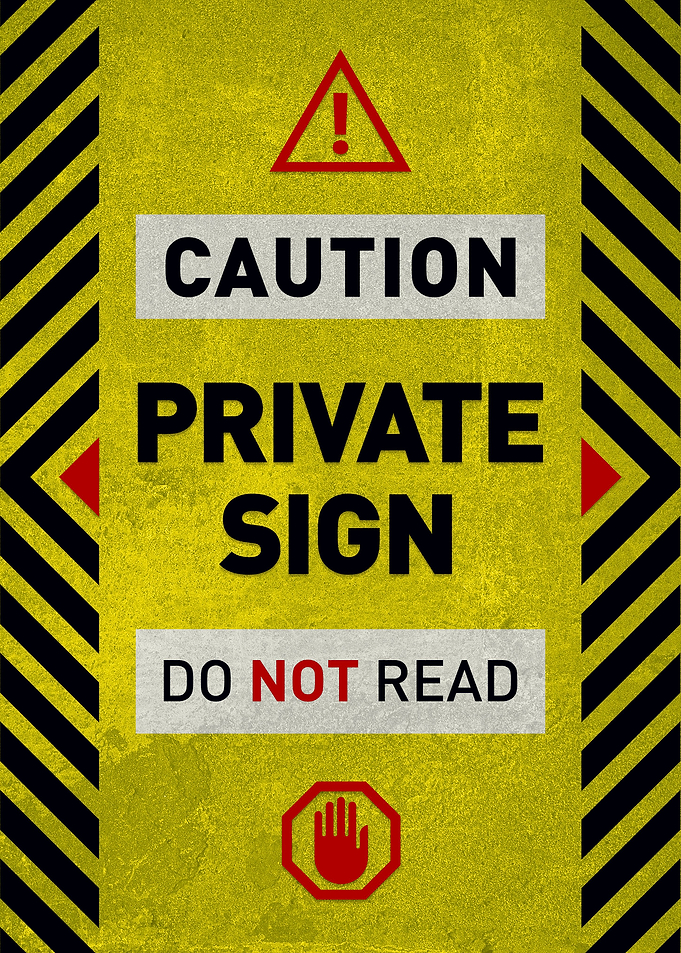 Private Sign
