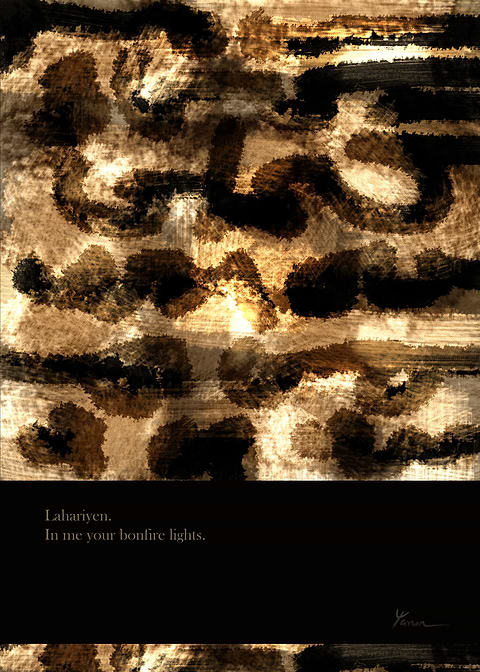 In me your bonfire