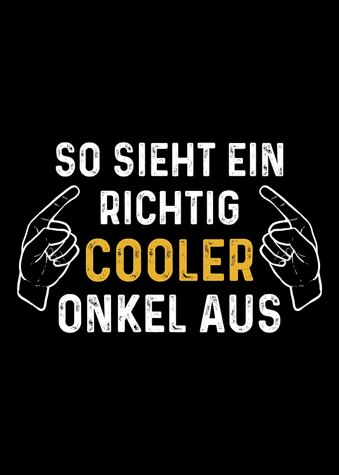 Cooler Onkel Patenonkel Ne
