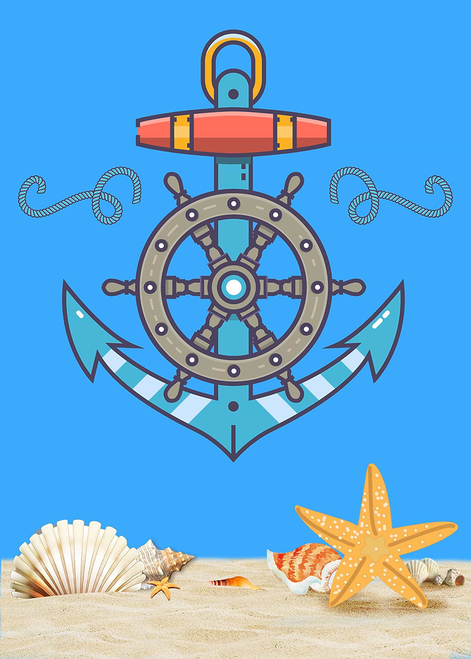 Ship Anchor sandy Beach