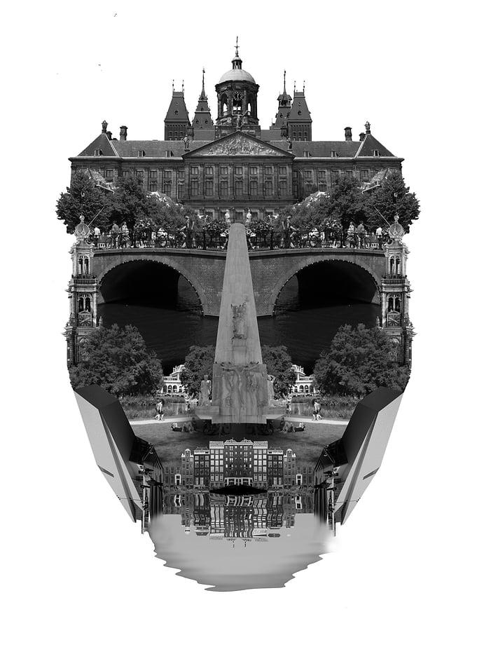 Amsterdam CityFace Collage