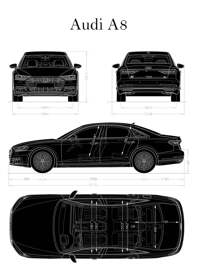 Audi A8 2017 Black