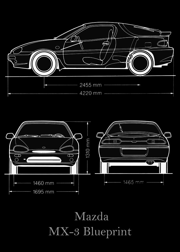 Mazda MX3 Blueprint