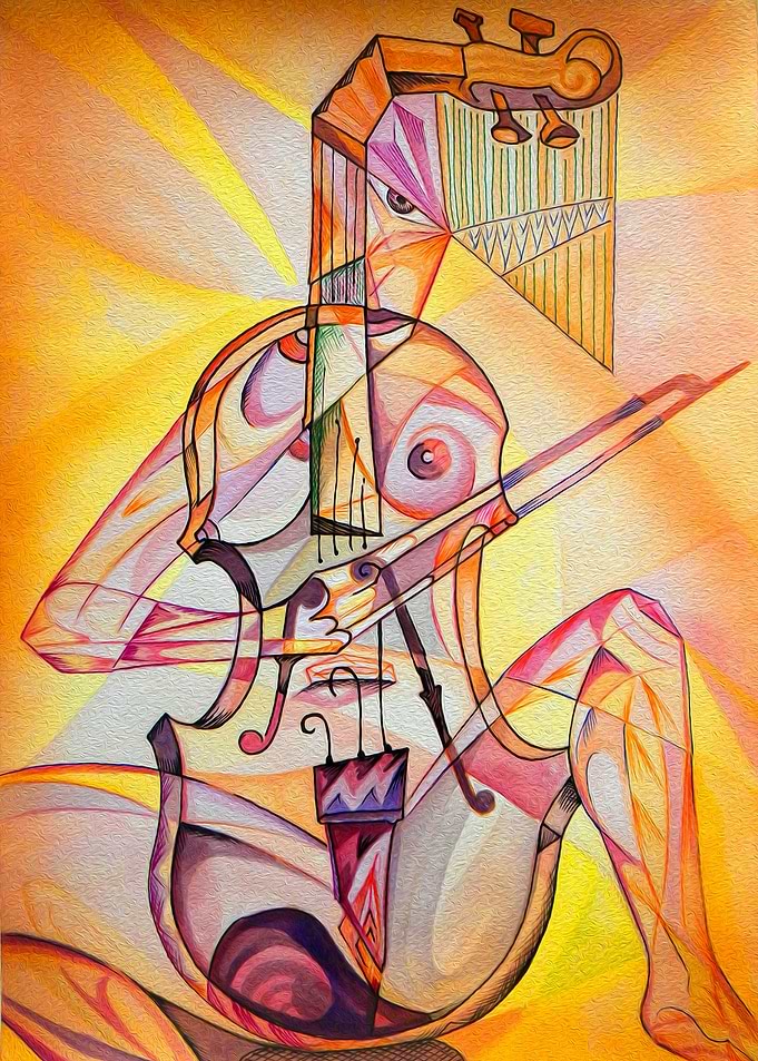 Woman cello