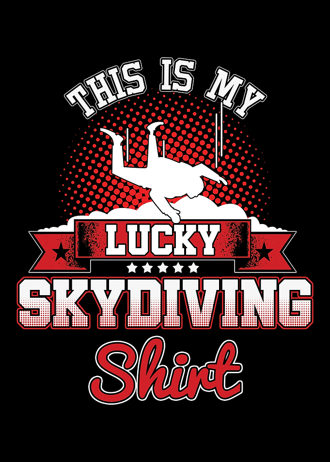 Skydiver In The Clouds