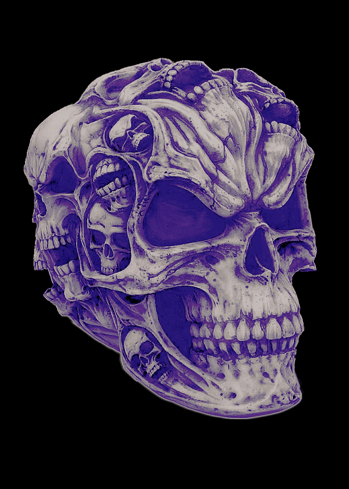 Skull Blue