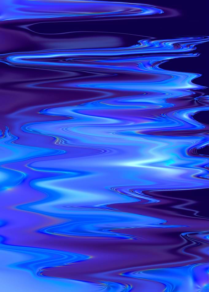 abstract blue wave