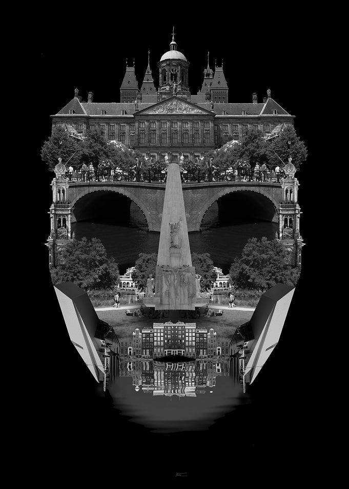 Amsterdam CityFace Collage