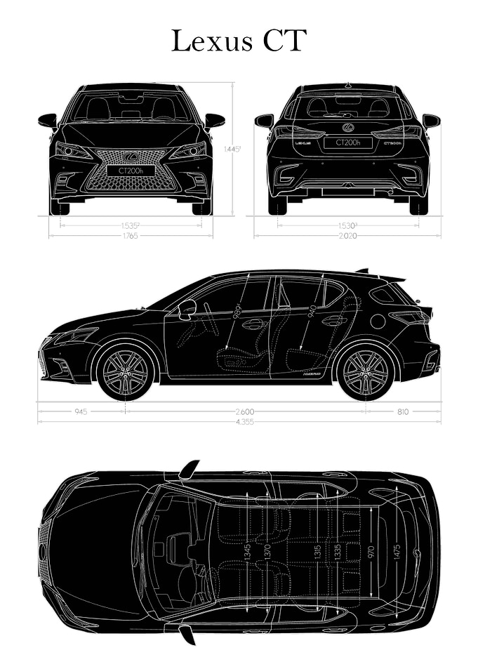 Lexus CT 2019 black
