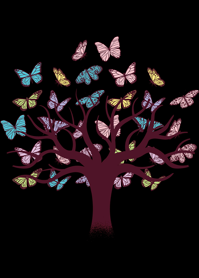 butterflies tree