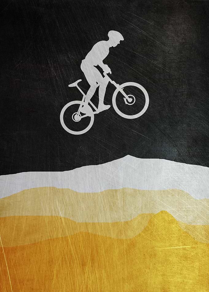 Mountain Biking Abstract