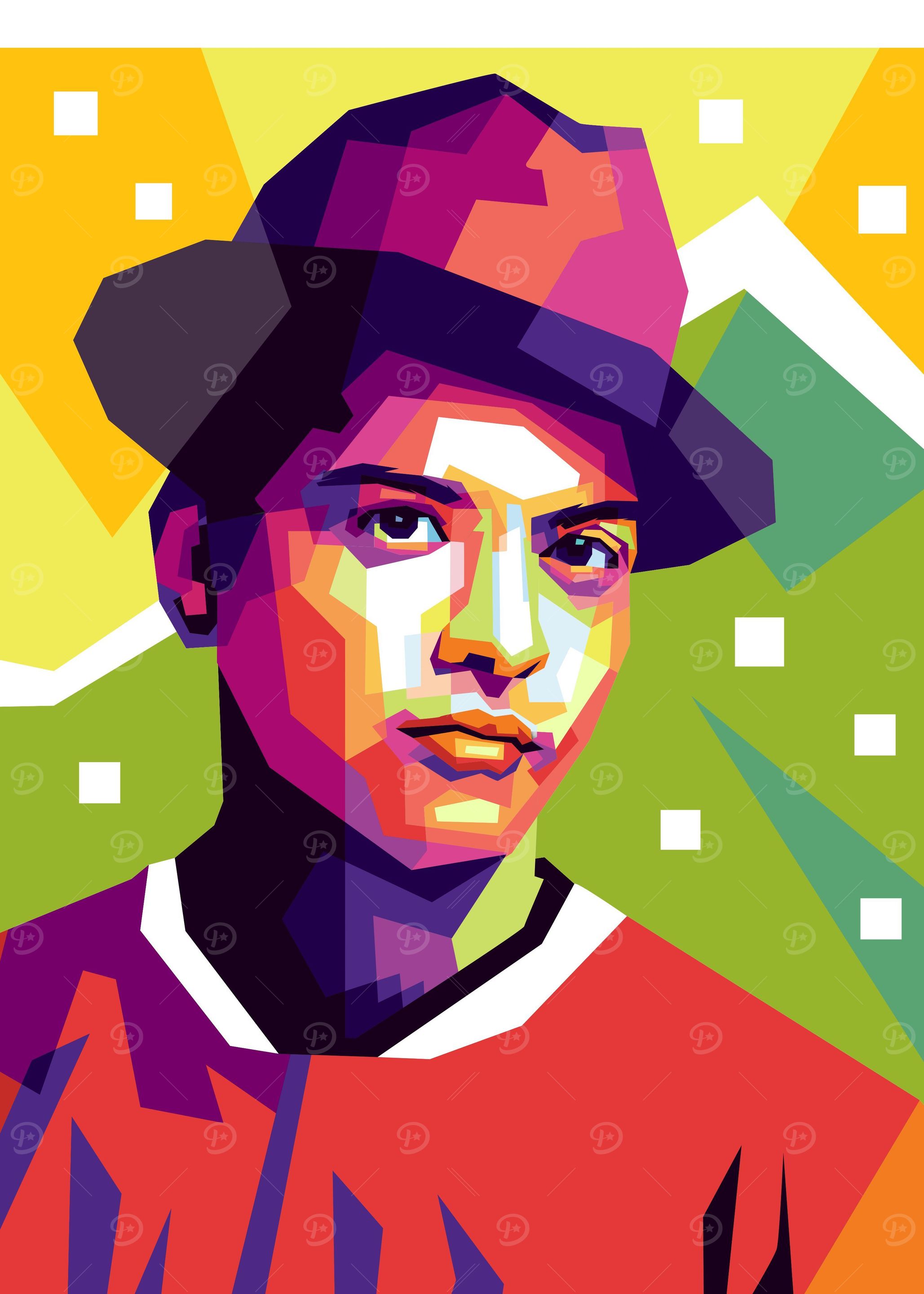 bruno mars in pop art