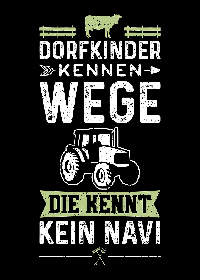 Dorfkinder Kennen Wege Die