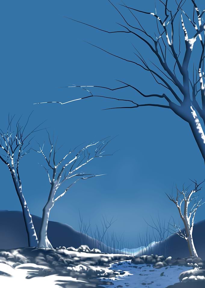 Winter Abstract