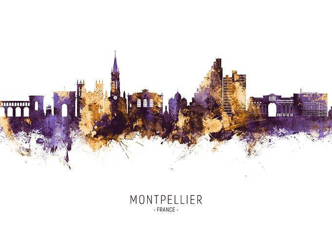 Montpellier Skyline France