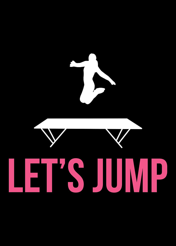 Trampolin Springen Turnen