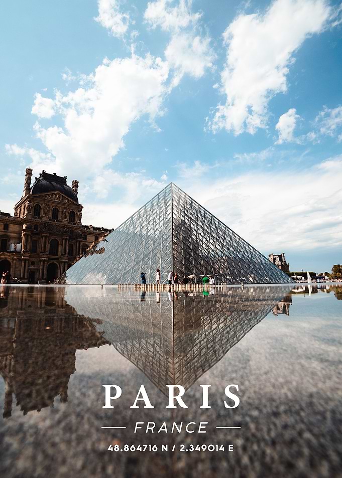 Paris Coordinate Art