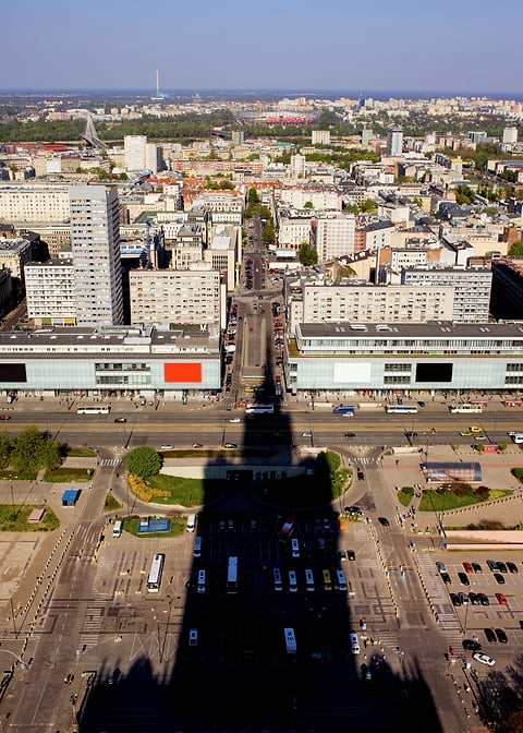 Warsaw Aerial View