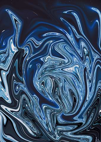 Abstract Night Blue