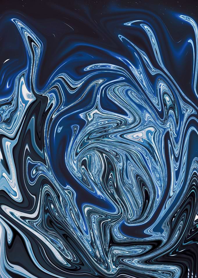 Abstract Night Blue