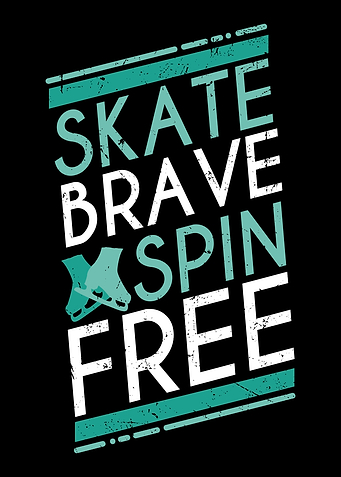 Two Crossed Figure Skates